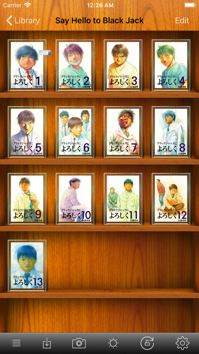 Emulate iPhone app ComicGlass [ComicReader] using MyAndroid